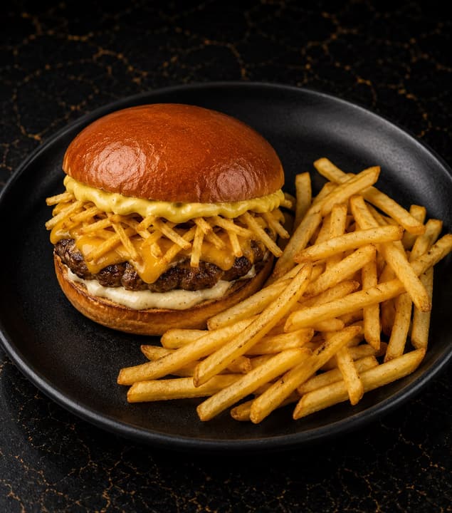 Yellow burger